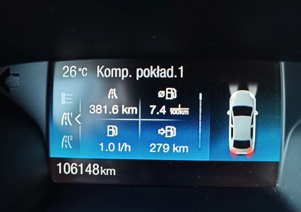 Ford Grand C-MAX cena 52900 przebieg: 106148, rok produkcji 2016 z Poznań małe 497